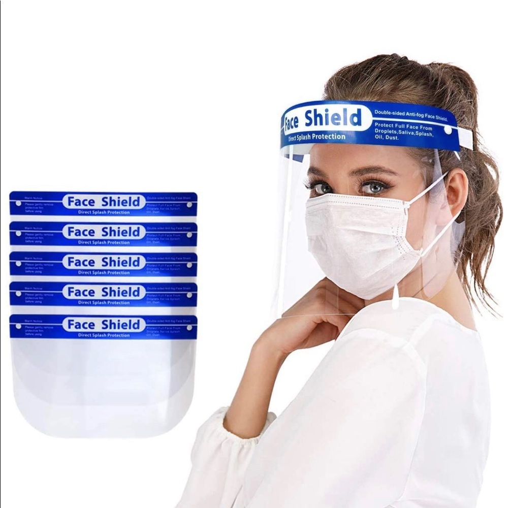 Safety Face Shield 5 piece